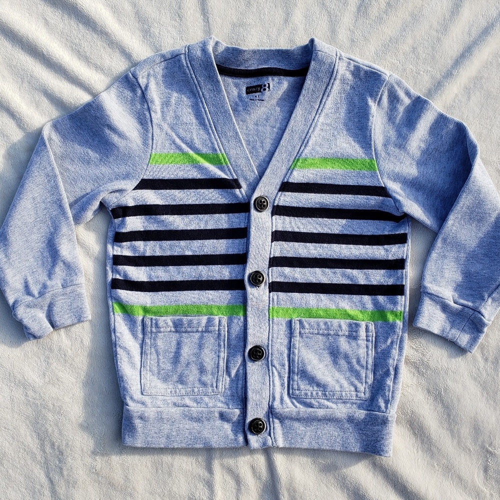 Crazy8 Button-front Sweater